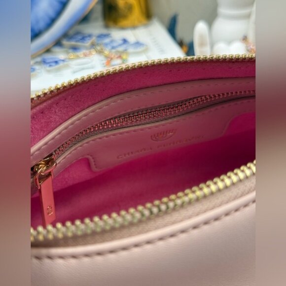 🆕 CHIARA FERRAGNI 🧿 NWOT Nude Borsa A Spalla Shoulder Bag - Picture 8 of 14